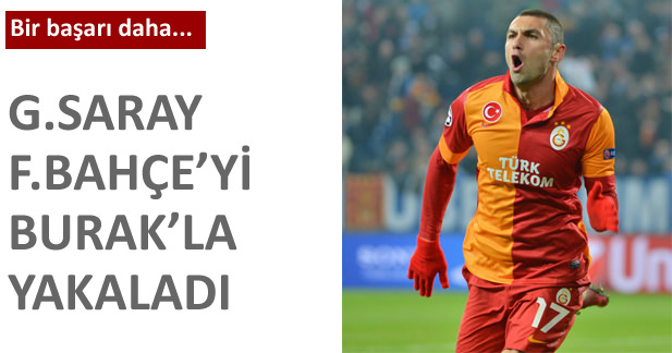G.Saray F.Bahçe'yi Burak'la yakaladı