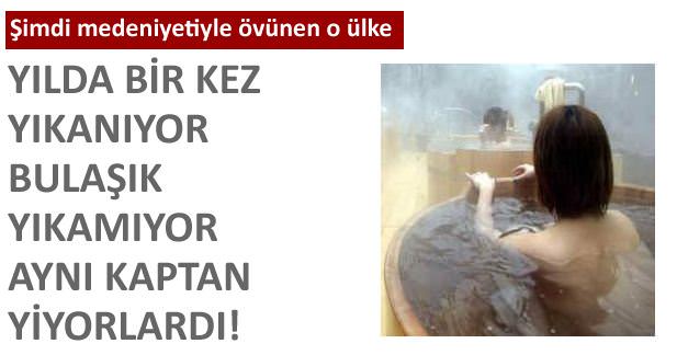 Şimdi medeniyetle övünen o ülke