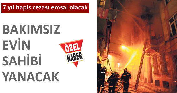 Yangında emsal karar
