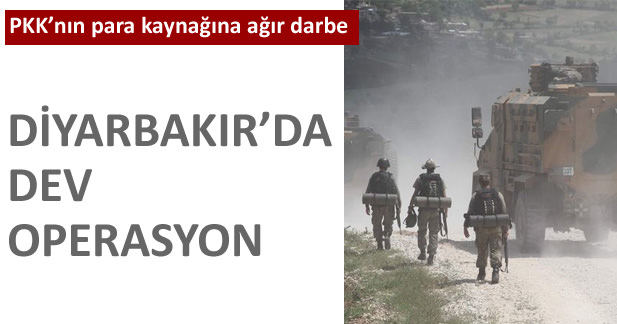 Diyarbak�rda dev operasyon