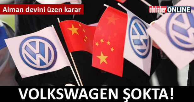 Çinliler Volkswagen'i protesto etti