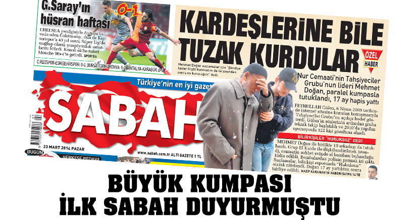KUMPASI İLK SABAH DUYURMUŞTU