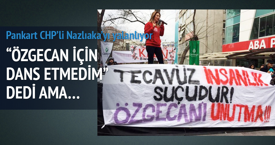 CHP'li vekili Özgecan pankartı yalanladı