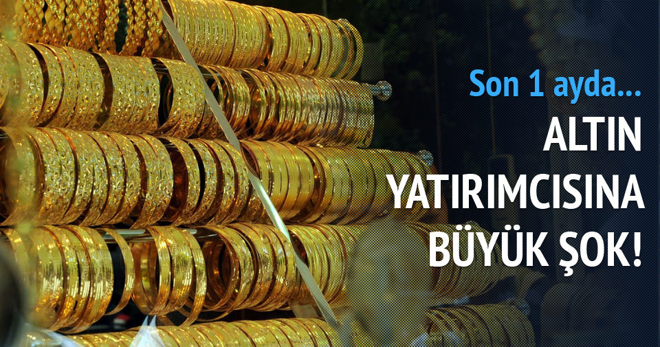 Altın yatırımcısına şok!