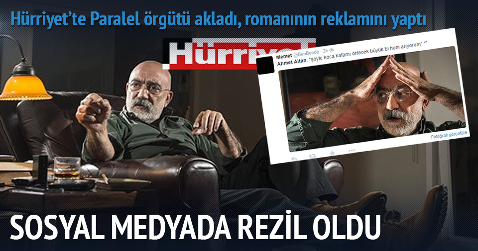 Ahmet Altan sosyal medyada rezil oldu