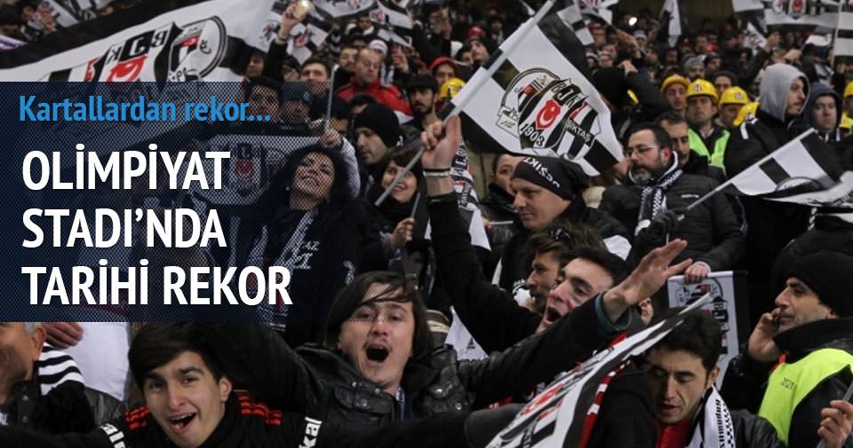 Olimpiyat Stadı'nda tarihi taraftar!