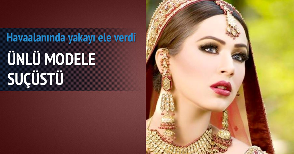 ÜNLÜ MODEL PARA KAÇIRIRKEN YAKALANDI
