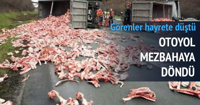 OTOYOL MEZBAHAYA DÖNDÜ