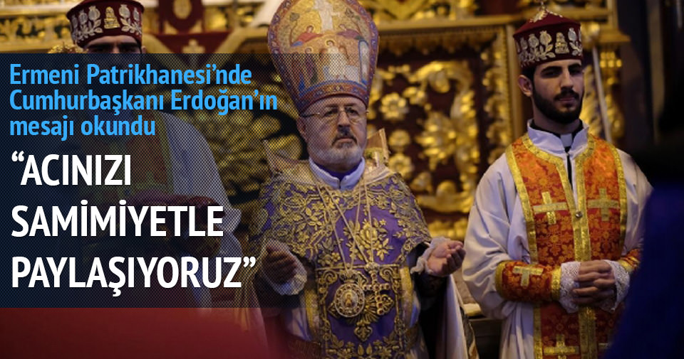Erdoğan'dan Patrikhane'ye mesaj