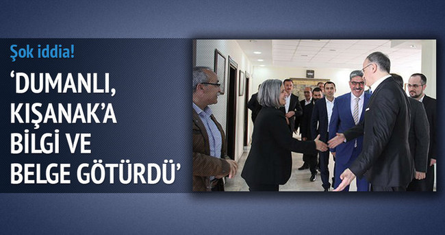 'Dumanlı, Kışanak'a bilgi ve belge götürdü'
