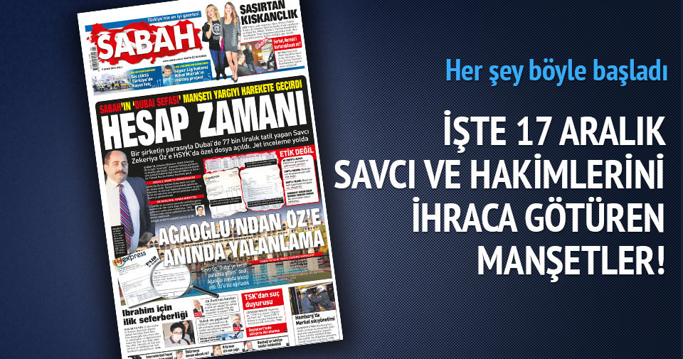 Her şey bu manşetlerle başladı