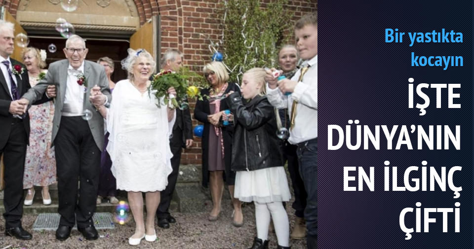 94 YAŞINDAKİ DAMAT VE 88 YAŞINDAKİ GELİN İSVEÇ'İN GÜNDEMİ OLDU