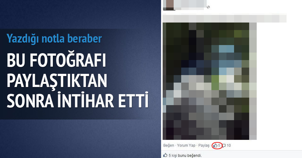 ÖNCE FOTOĞRAFINI PAYLAŞTI SONRA KENDİNİ ASTI