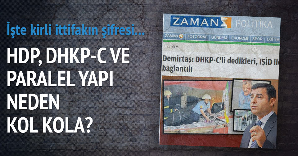HDP, DHKP-C ve Paralelin kiri işbirliği