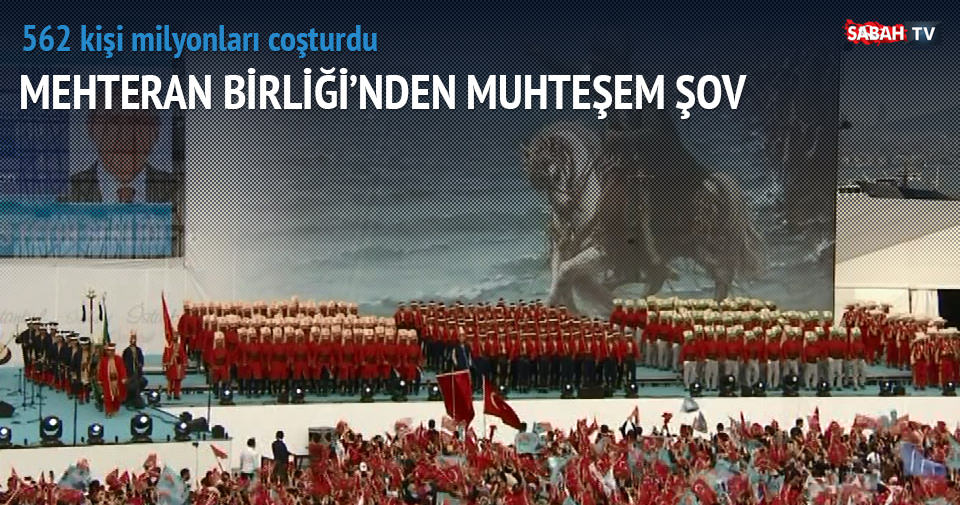 Mehteran Birliği'nden müthiş şov