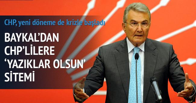 Baykal'dan CHP'lilere 'Yazıklar olsun' sitemi