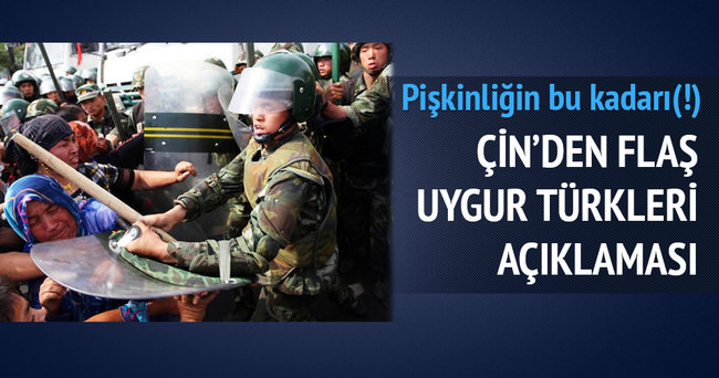 Çin'den Uygur Türklerine dair açıklama