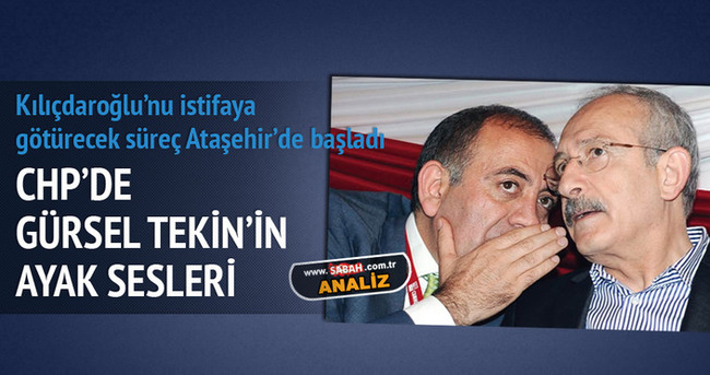 CHP'de Gürsel Tekin'in ayak sesleri