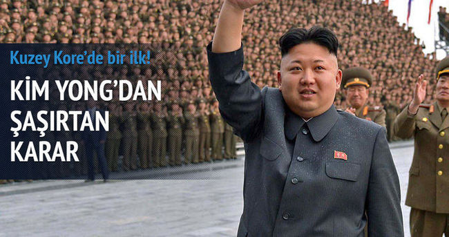 Kim jong-un izin verdi! Kuzey Kore'de bir ilk!
