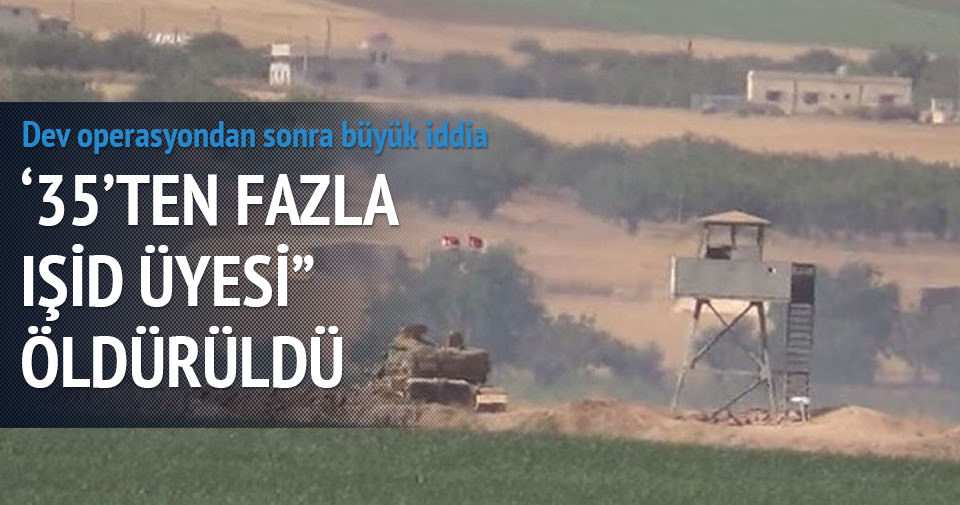 '35 IŞİD teröristi öldürüldü' iddiası
