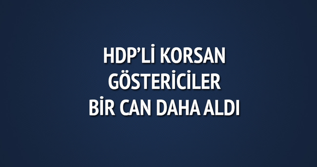 Mersin'de göstericilerin attığı fişek can aldı