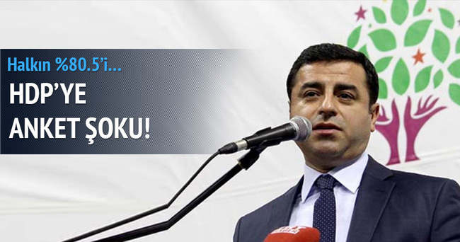 HDP'ye anket şoku!