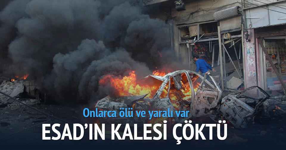 Esed'in kalesine bombalı saldırı
