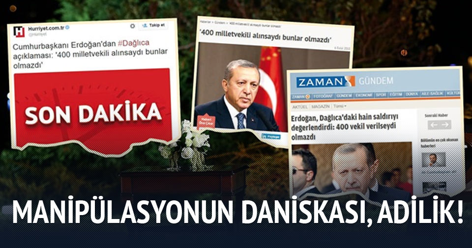 Manipülasyonun daniskası, adilik