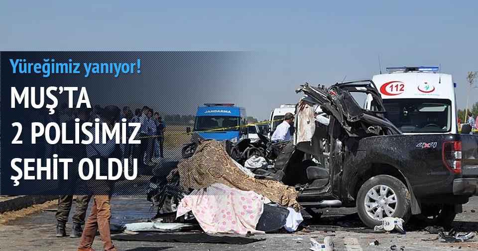 Özel harekat polislerini taşıyan araç kaza yaptı: 2 şehit