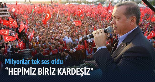 Hepimiz biriz kardeşiz