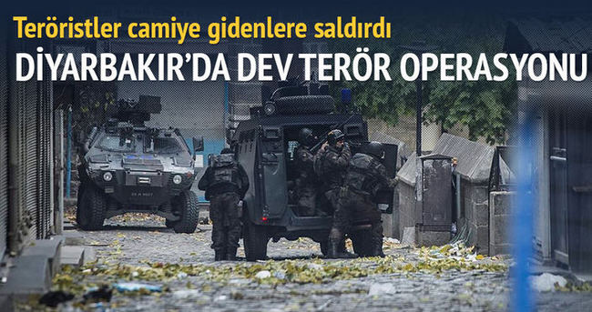 Diyarbakır'da dev terör operasyonu