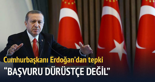 Erdoğan: Irak'ın BM'ye başvurusu dürüstçe değil