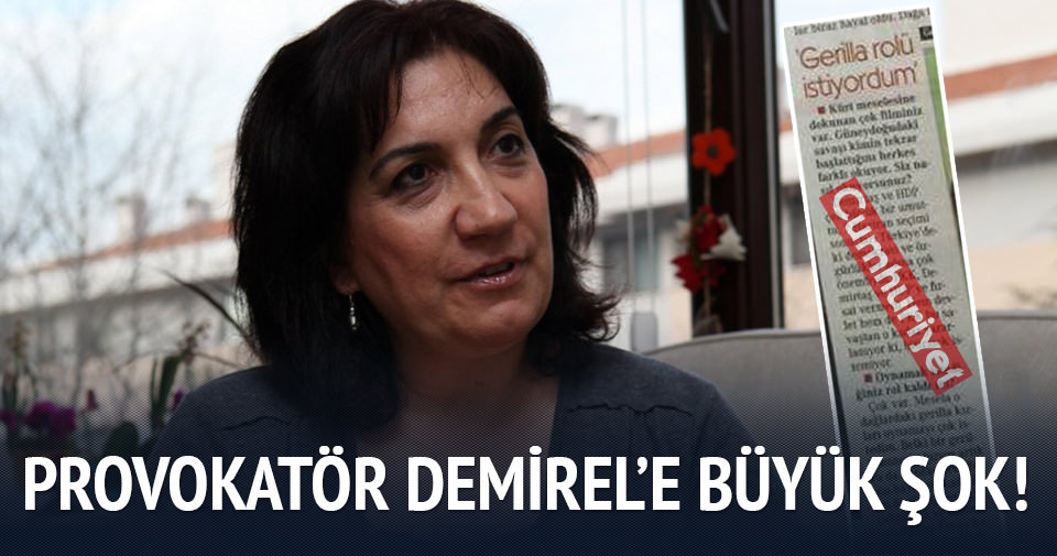 Provokatör Demirel'e büyük şok