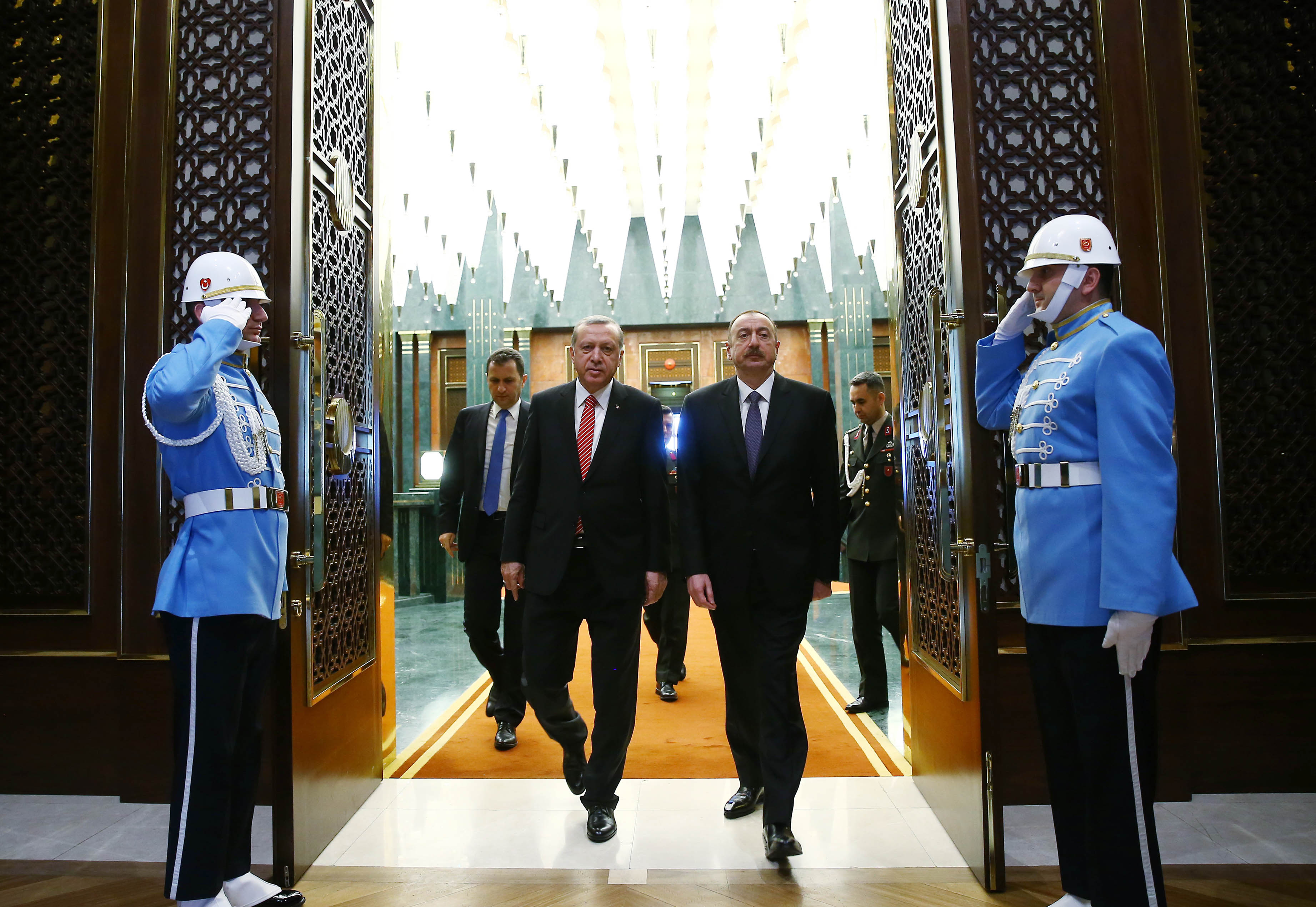 Cumhurbaşkanı Erdoğan İlham Aliyev ile ortak basın açıklaması yaptı