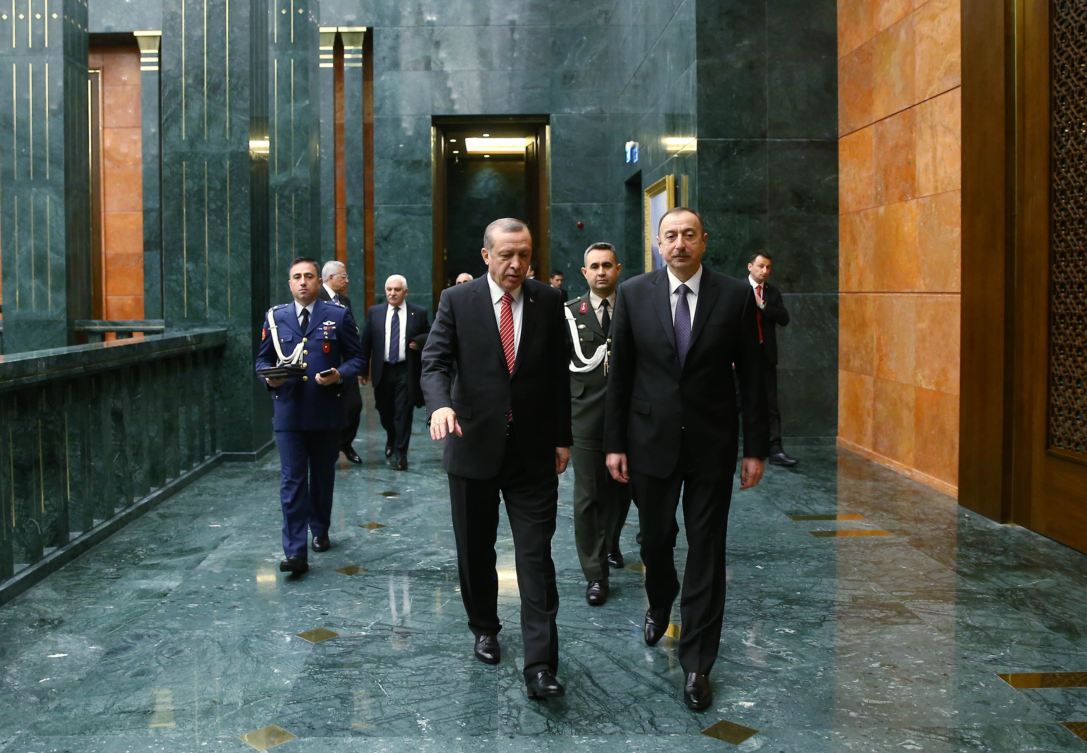 Cumhurbaşkanı Erdoğan İlham Aliyev ile ortak basın açıklaması yaptı