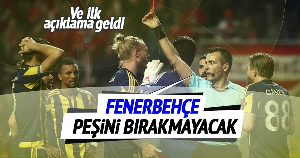 Fenerbahçe'den ilk açıklama