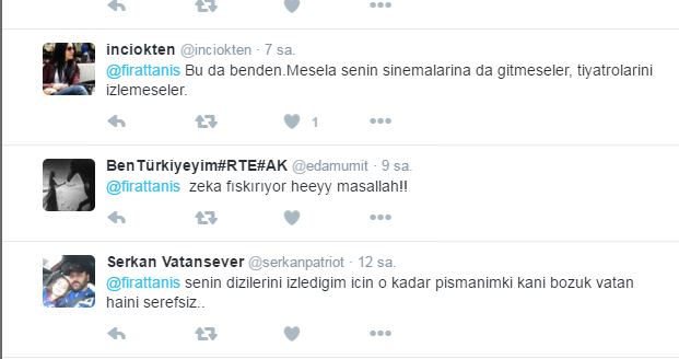 Fırat Tanış'ın Türkiye batsın çağrısına sert tepki