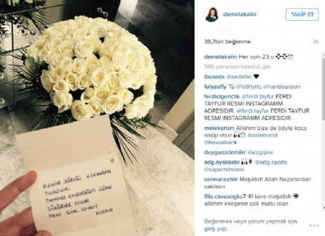 Okan Kurt'tan Demet Akalın'a duygusal mesaj