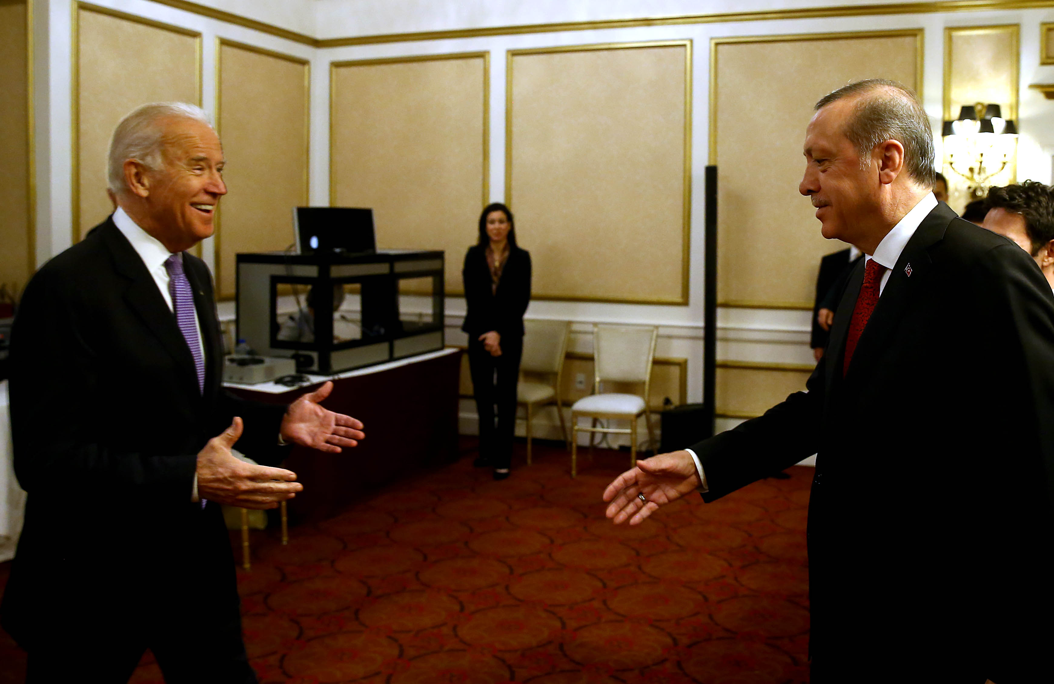 Erdoğan, ABD Başkan Yardımcısı Biden görüşmesi başladı