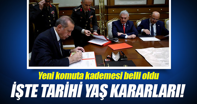 2016 YAŞ toplantısında alınan kararlar açıklandı