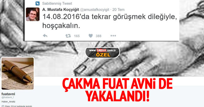 Çakma Fuat Avni yakalandı