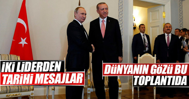 Cumhurbaşkanı Erdoğan-Putin görüşmesi