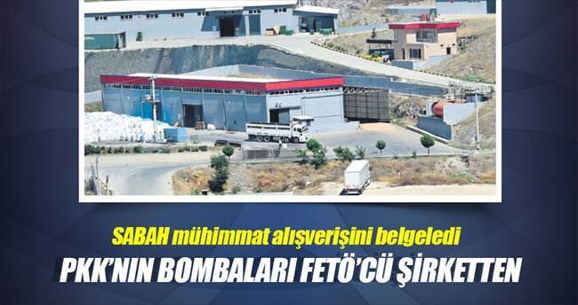 PKK’nın bombaları FETÖ’cü şirketten