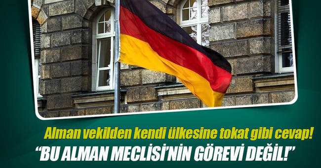Alman vekilden 'Türkiye çarpıtması'na tepki