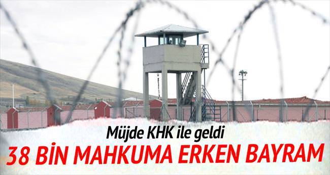 38 bin mahkûmun erken tahliye sevinci