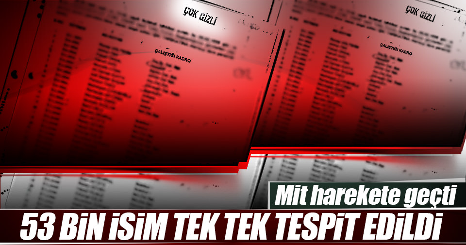 'ByLock'ta 53 bin isim