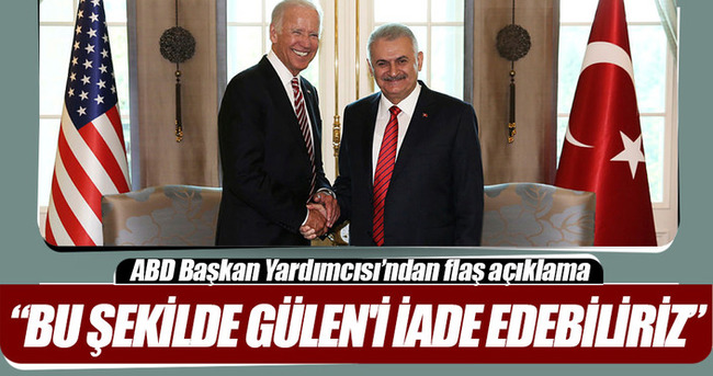 ABD Başkan Yardımcısı Biden: Bu şekilde Gülen'i iade edebiliriz