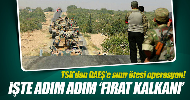 İşte adım adım Fırat Kalkanı Operasyonu!