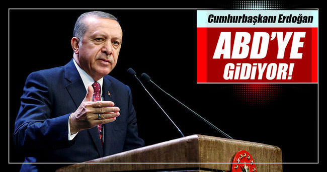 Erdoğan ABD'ye gidiyor!