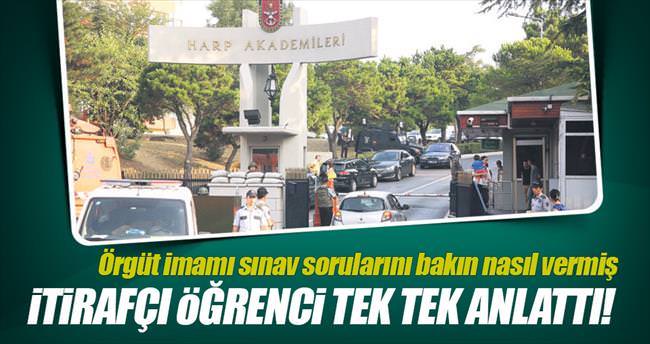 Örgüt imamı akademi sınavı sorularını CD ile getirdi